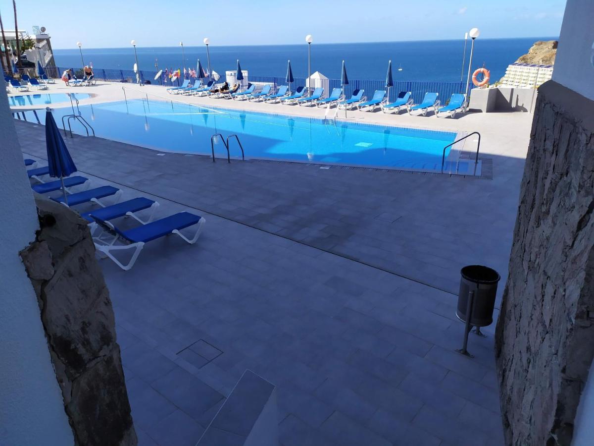 Ocean View Apartment In Taurito, Mogan - Top Floor Exterior foto