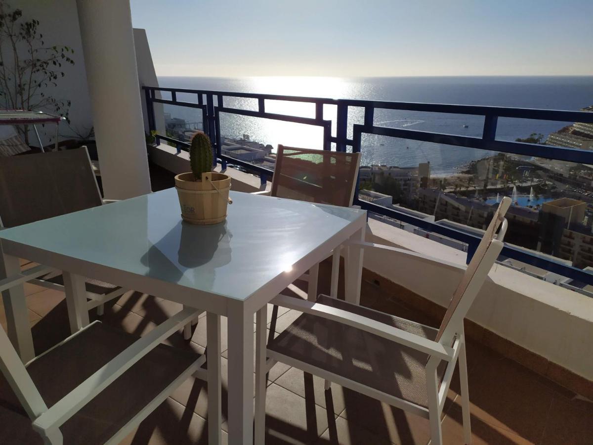 Ocean View Apartment In Taurito, Mogan - Top Floor Exterior foto
