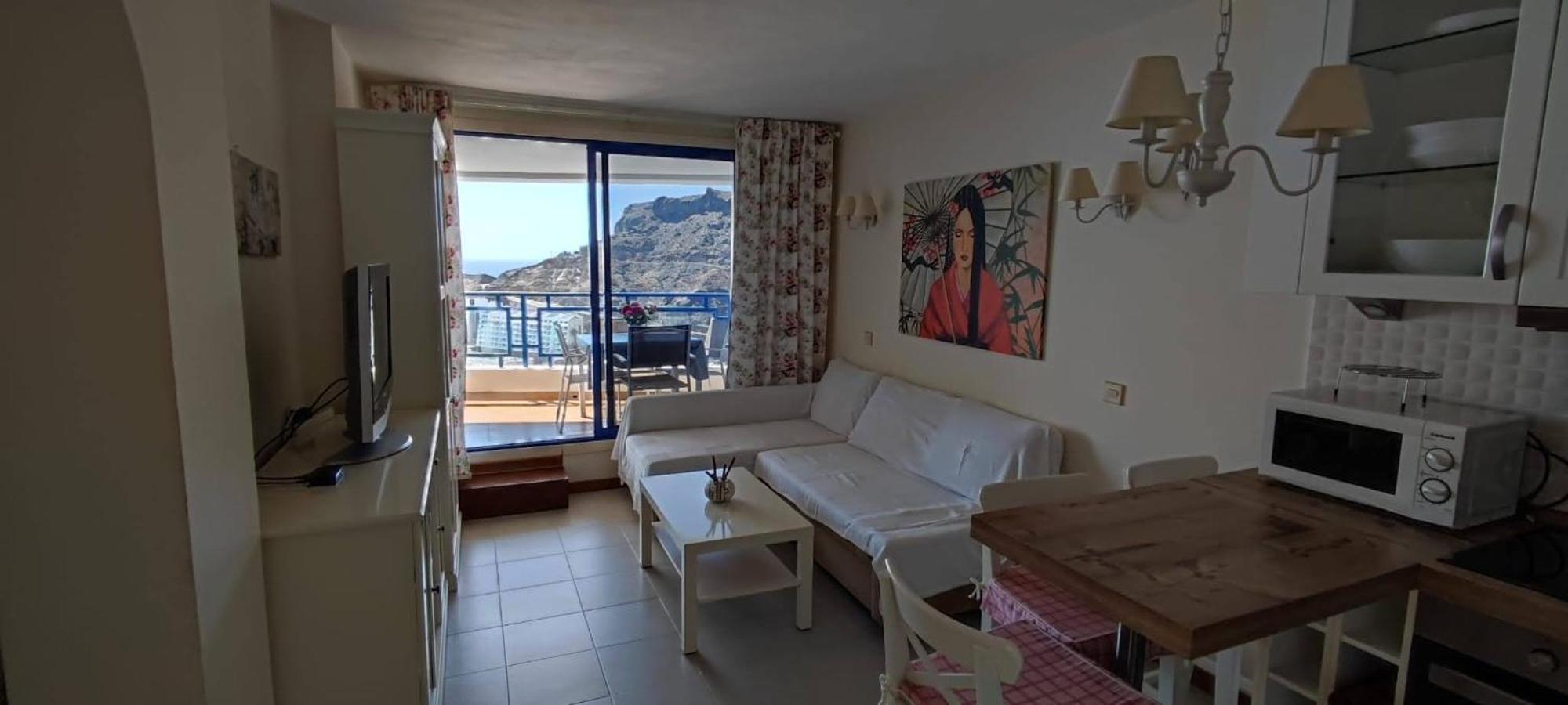 Ocean View Apartment In Taurito, Mogan - Top Floor Exterior foto